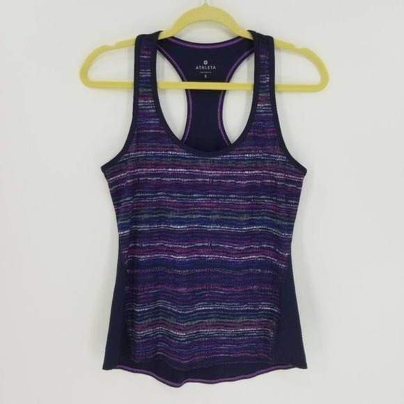 Athleta Chi Retreat Athletic Racerback Scoop Neck Moisture Wicking Yoga Tank Top - Picture 1 of 6